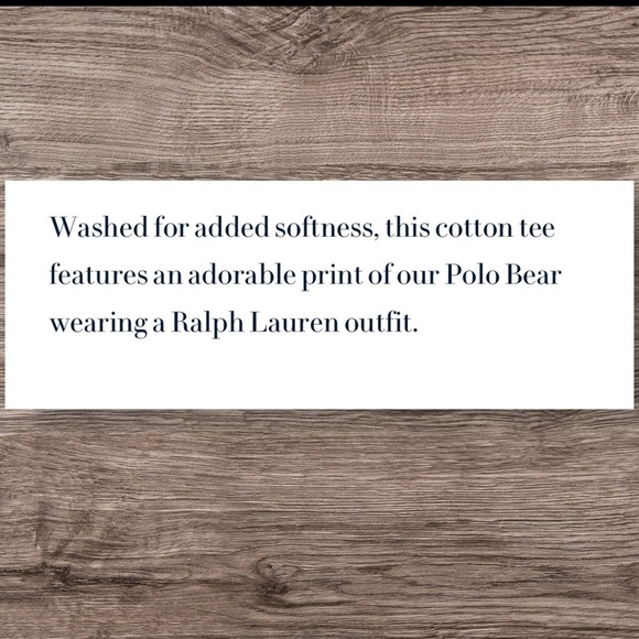 Ralph Lauren 24mo Blue Polo Bear Short Sleeve Tee, exlt cndtn. Ofrswlcome! - Picture 7 of 8